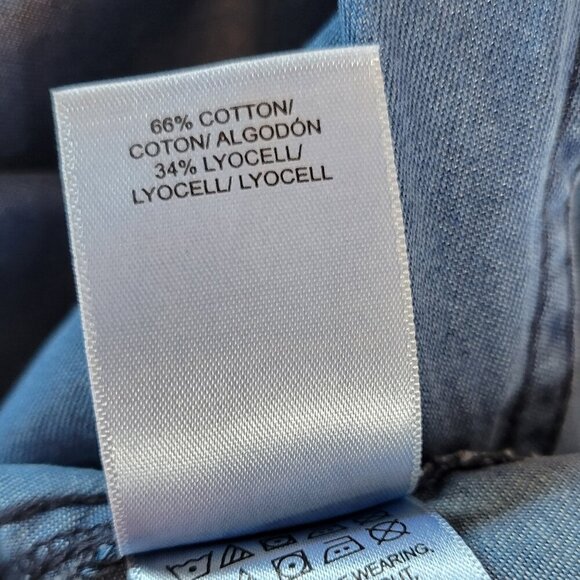 NWT Lucky Brand Wide Leg Cargo Pants Jeans with Tie Waist Size XL - Picture 9 of 10